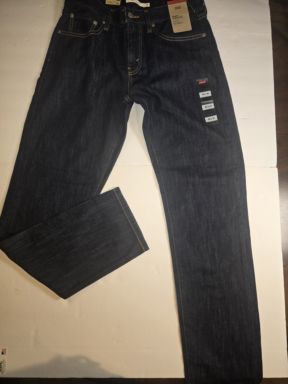 Levi's Womans Indigo Straight Leg Jeans